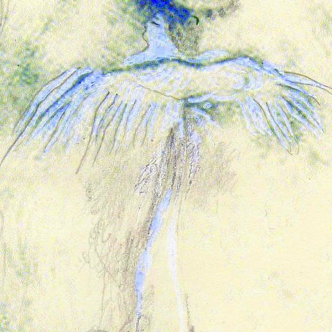 Léonard autoportrait rêvé par Kajan détail fou