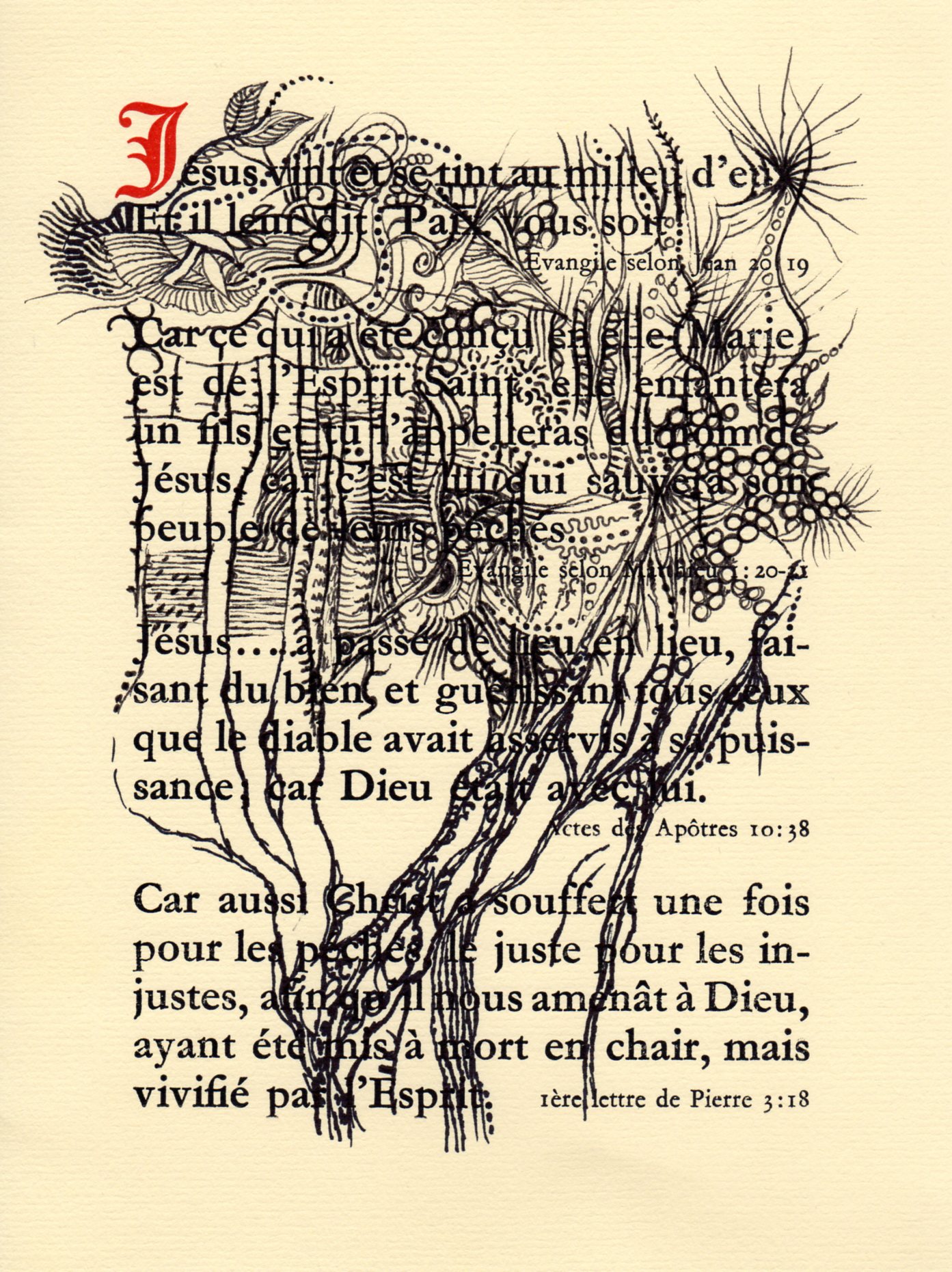 texte biblique au delà des mots par Kajan(c)