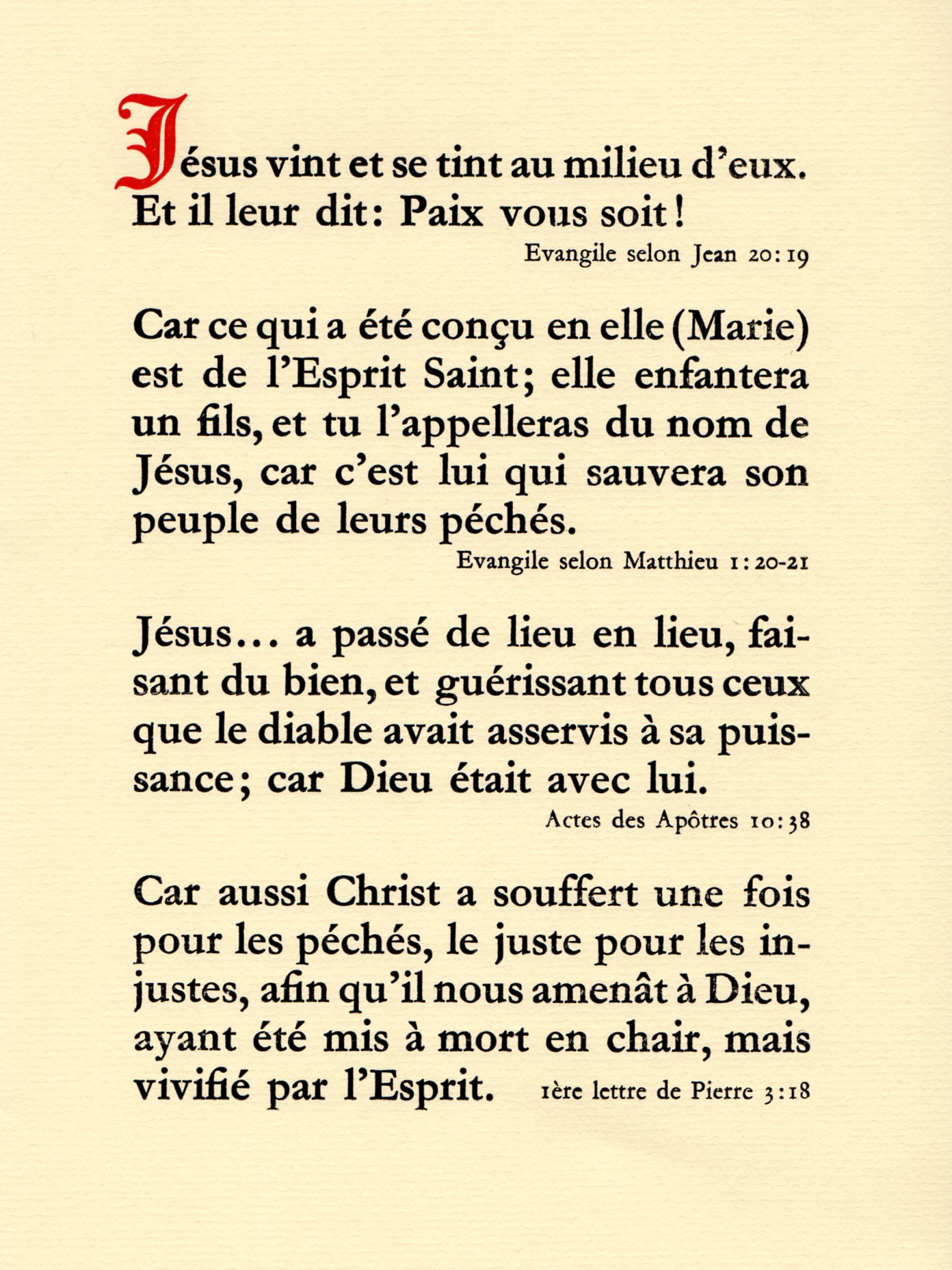 texte biblique