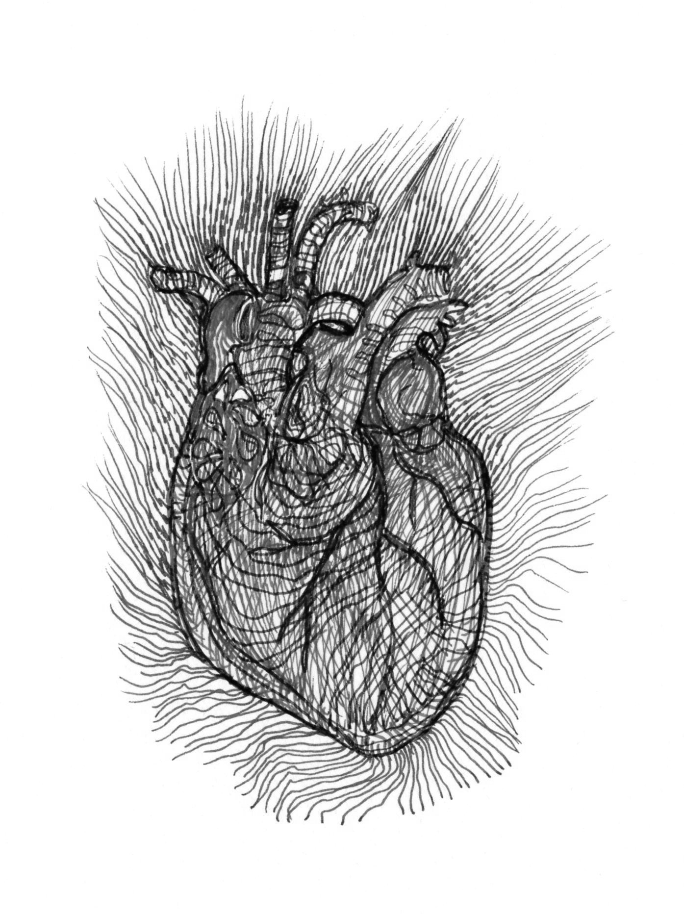 He art by Kajan(c)version noirblanc