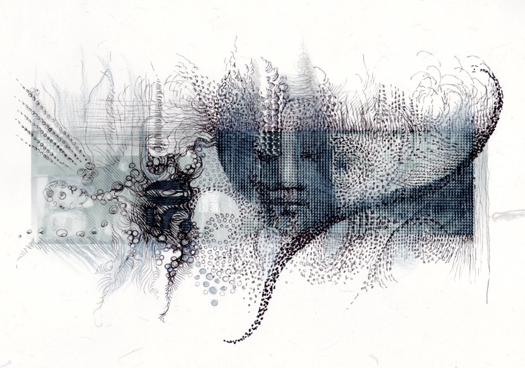 dessin préparatoire du projet "le prix du Paradis"... 