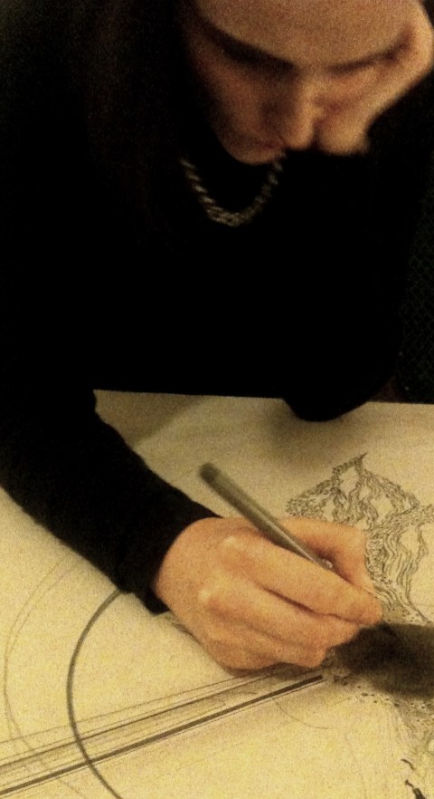 Natascha au coeur du dessin