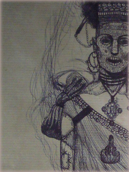 détail dessin partagé Guillaume et Kajan