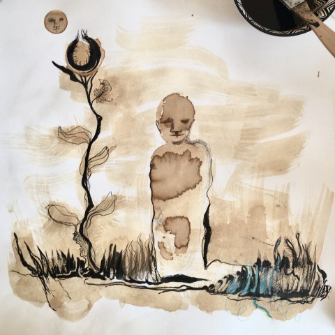 dessin au café par Kajan(c)